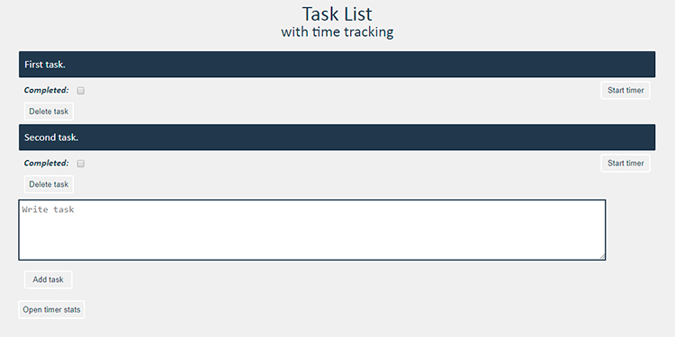 Task List